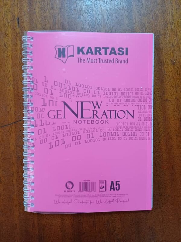 Kartasi Note Book Side Spiral A5 160 Pages