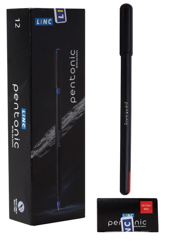 Pentonic Ball Pen Red 0.7mm (1x12 Pcs)