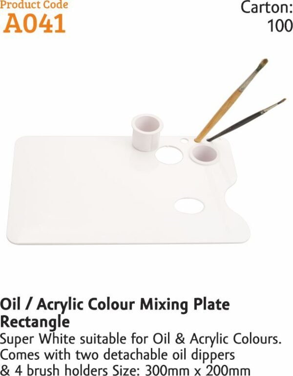 Khyati A041 Oil Palate Rectangle