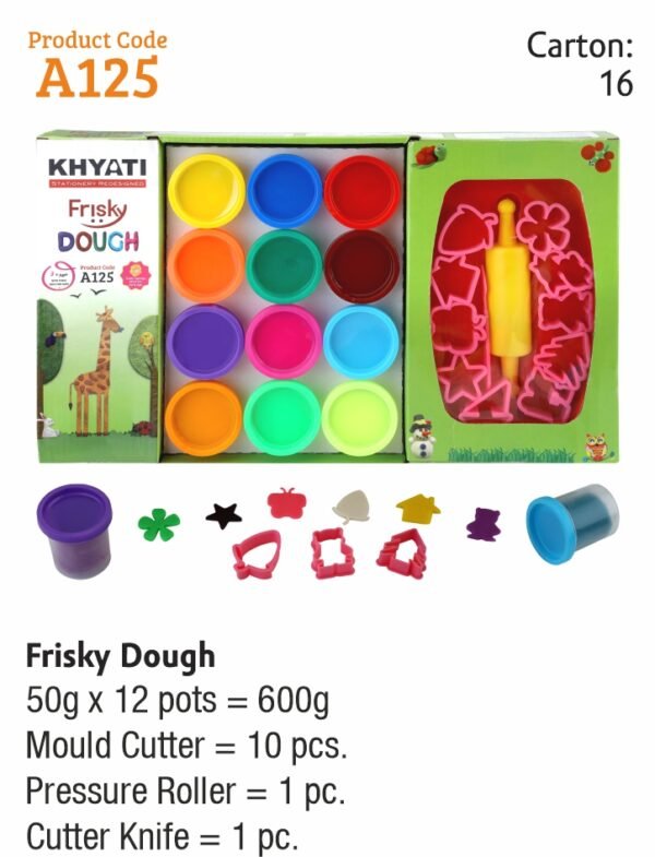 Khyati A125 Dough 50g x 12 Clr