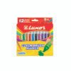 Luxor  colour Brush Washable Marker - Pkt(12Pcs)