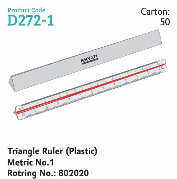 Khyati D272 Traingle Ruler ?? Exempt