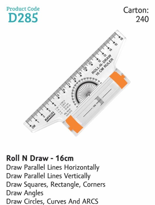 Khyati D285 Roll N Draw 16cm ?..Exempt