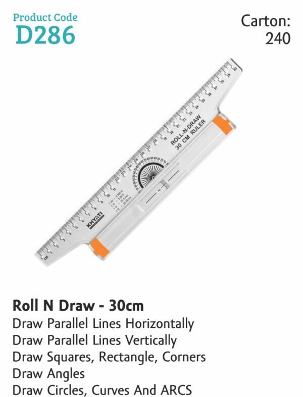 Khyati D286 Roll N Draw 30cm ?..Exempt