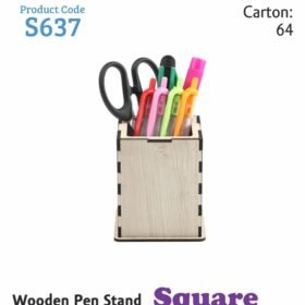 Khyati S637 Pen Stand Wooden