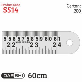 Khyati DARSHI METALIC RULER 60 CM S514 - 0%