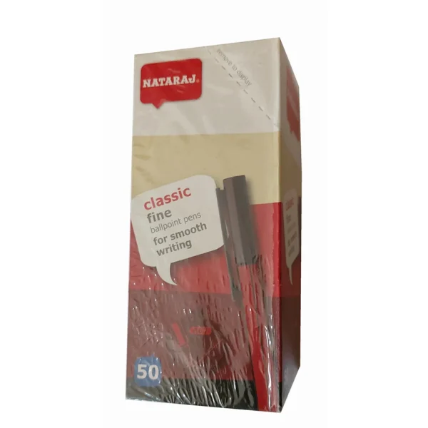Nataraj Classic Pen - PKT (50pcs) - Red
