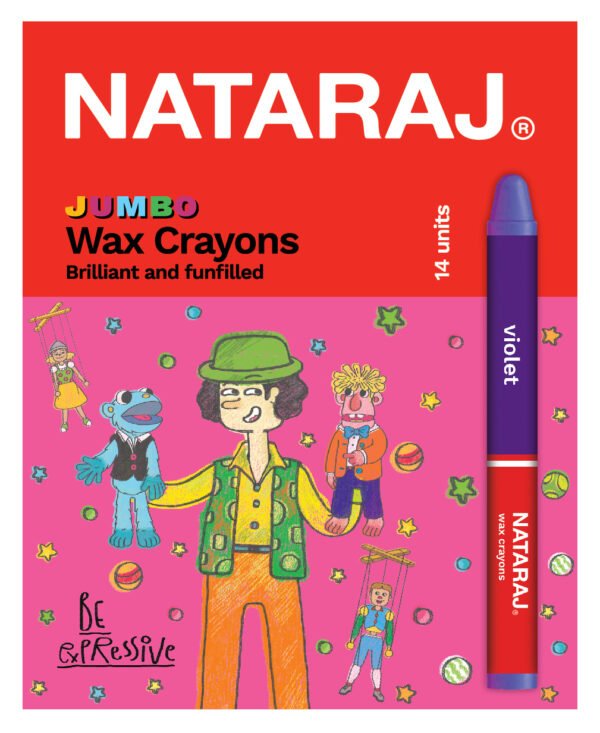 Nataraj Jumbo Cryons 14 color - PKT(14CLRS)