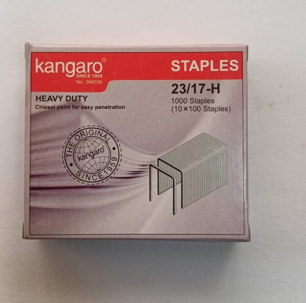 Red Kangaro Heavy Duty Staple Wire 23/17-H - pkt