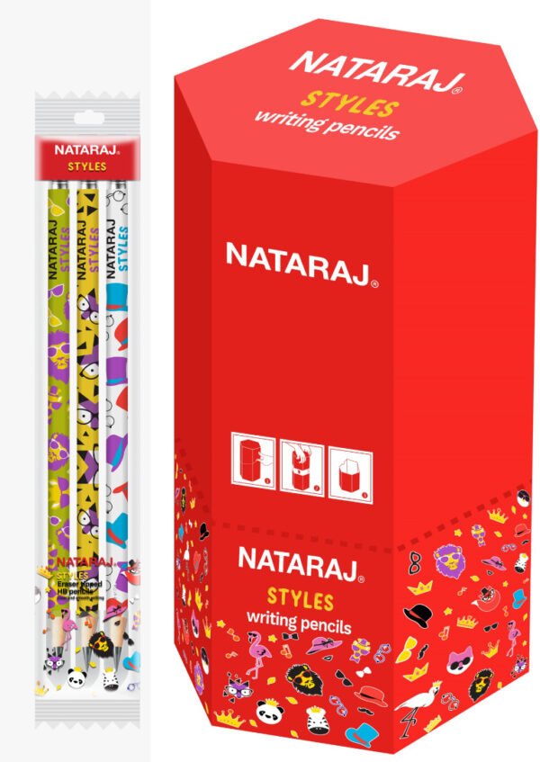 Natataraj Styles Pencil RT 3pc