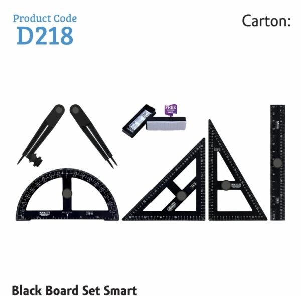 Khyati D218 Black Board Set Smart -0%