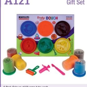 Khyati A121 Frisky Dough 50g x 6 Clrs