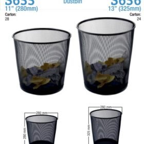 Khyati S655 Dusbin Metal 11''